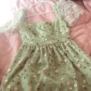 SUGAR THRILLZ COTTAGE CORE DRESS